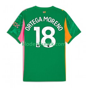 Manchester City ORTEGA MORENO 18 Keeper Hjemme Fotballdrakt 2025/26 Kortermet